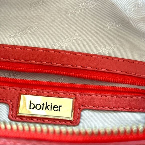 Botkier  Coral leather handbag satchel large shoulder/hand straps stunning mint - Picture 6 of 9
